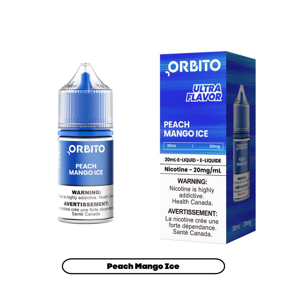 ORBITO Ultra Flavor Nic Salt 30mL - Peach Mango Ice